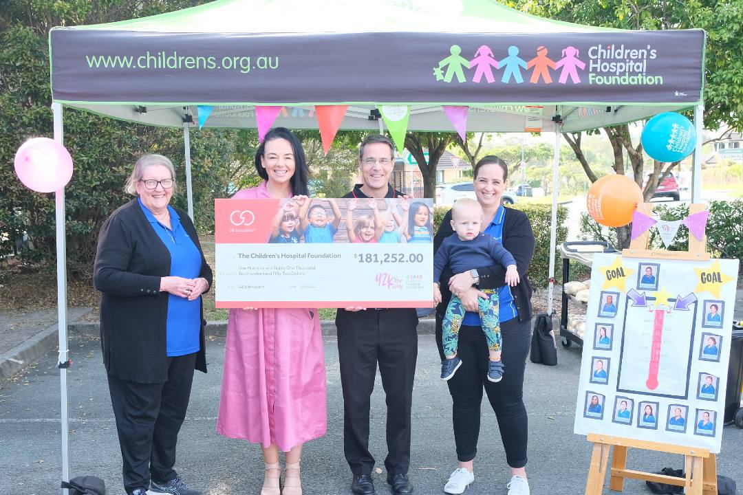 G8 Education Early Learning Centres raise more than $180,000 for children with brain cancer